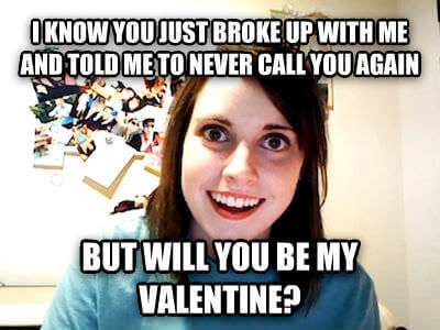 asking ex out on valentine's day