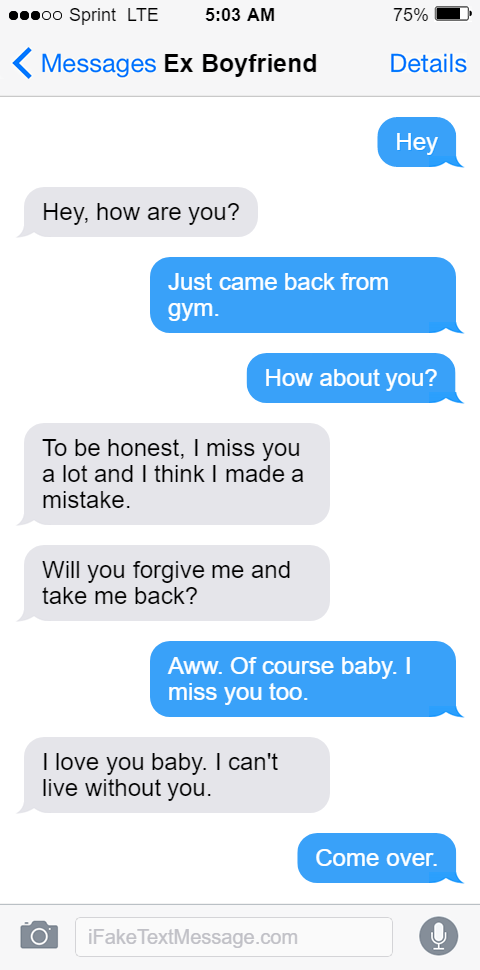 Sweet things to say to a ex girlfriend